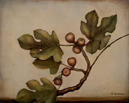 Figs - 40 x 50 - Mixed technique: pencil, encaustic pastel, with natural organic colours (2015)