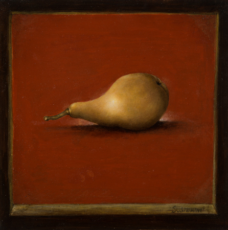 Pear - Egg yolk tempera